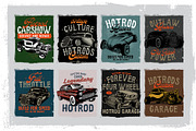 Vintage style hotrods collection, a Transportation Illustration by The BolzStudio (Thumbnail 2 of 8)