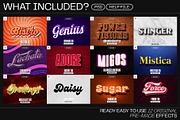 12 Text Effect Templates, a Layer Style Add-On by iDoodle Studio (Thumbnail 2 of 6)