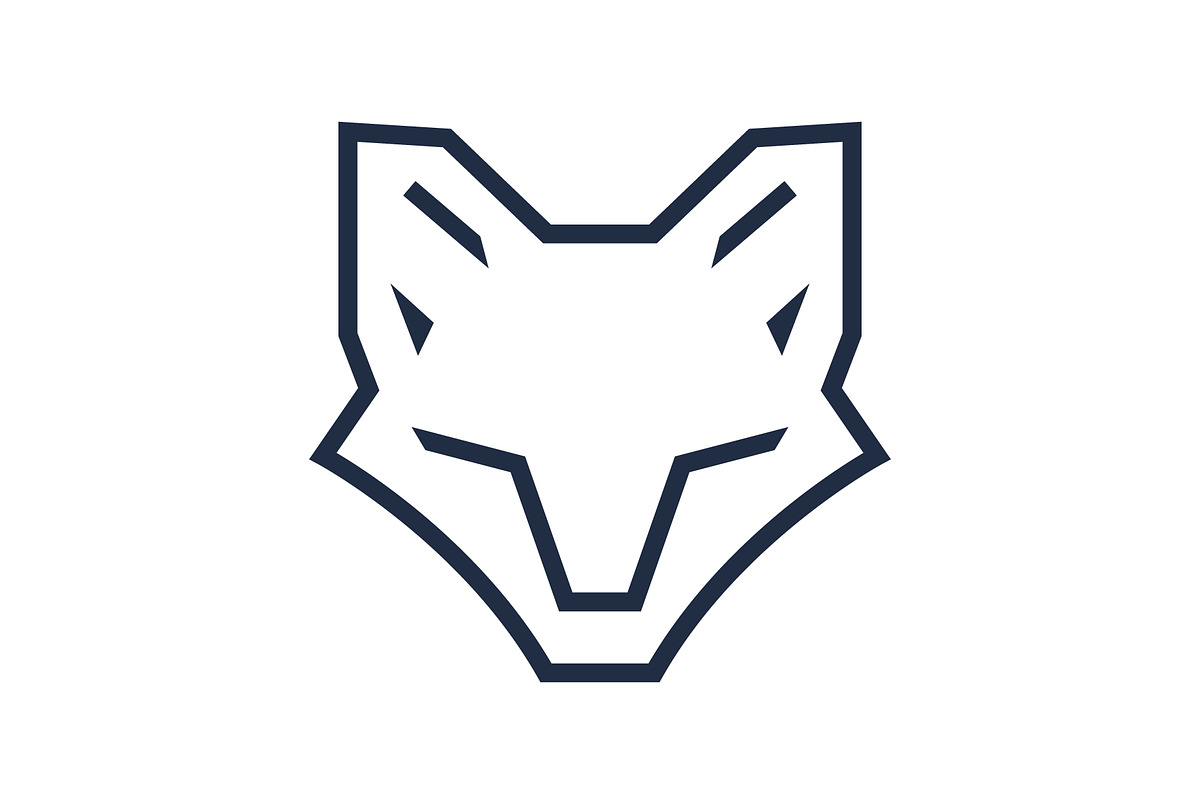 Line Fox Logo, a Branding & Logo Template by Rhealea_Design