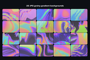 THERMAL Grainy Gradient Backgrounds