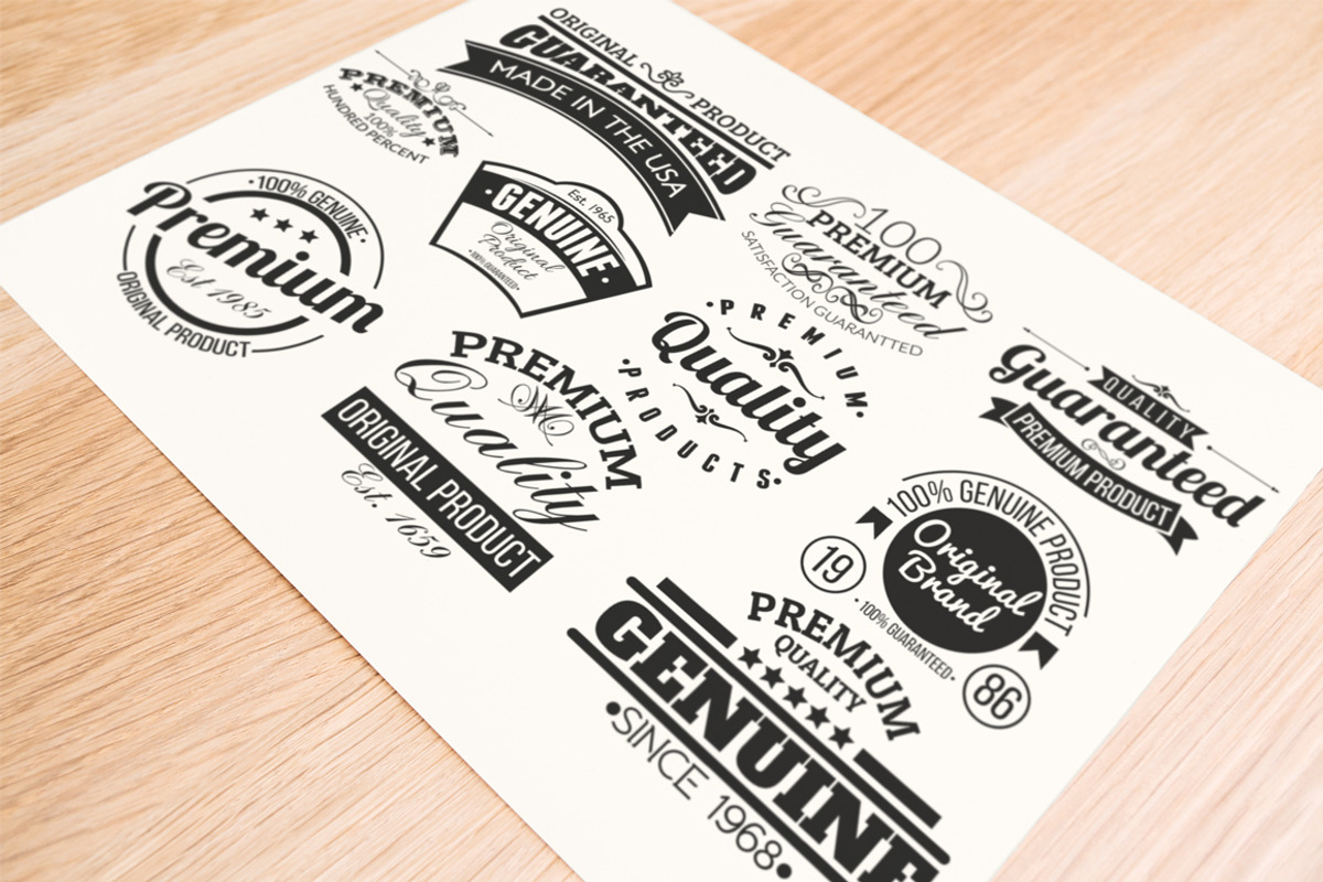 10 Retro Labels, a Branding & Logo Template by Arys Design (Photo 4 of 4)