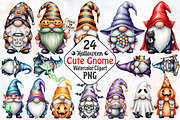 Halloween Cute Gnome Sublimation, an Illustration by RobertsArt (Thumbnail 1 of 7)
