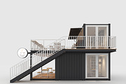 3D Model Container Cafe 7, an Architecture 3D Model by SR 3D Visual (Thumbnail 23 of 24)
