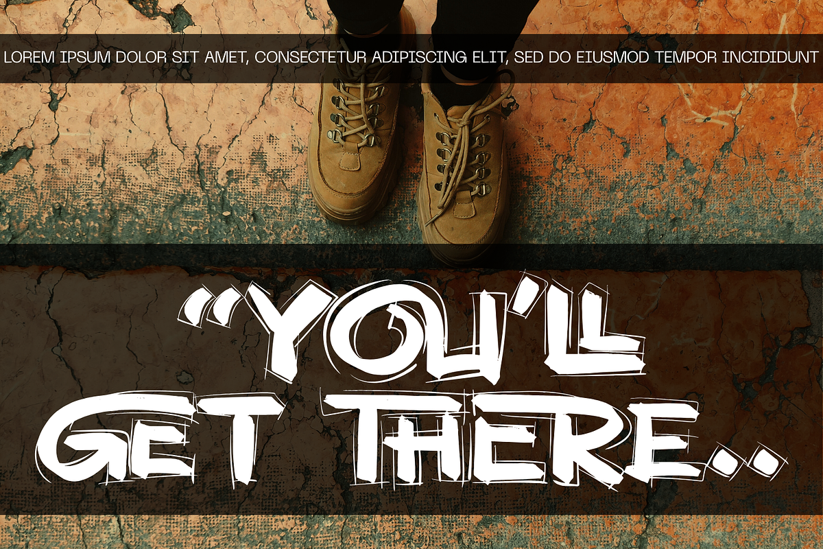 Artistic Process - Graffiti Font, a Script Font by 177Studio (Photo 6 of 8)
