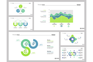 Six Company Development Slide Template Set