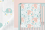 Jungle friends elements & patterns, a Pattern Graphic by Inna Moreva (Thumbnail 7 of 11)