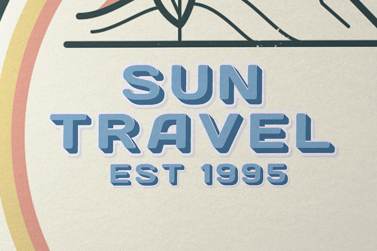 OTF color font - Arco, a Sans Serif Font by Pixnugget (Photo 9 of 9)