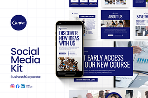 Social Media Kit IG, FB, LinkedIn