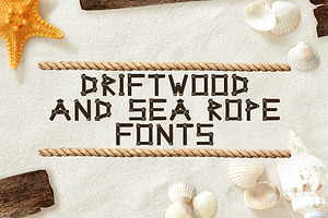 Driftwood & Sea Rope Fonts