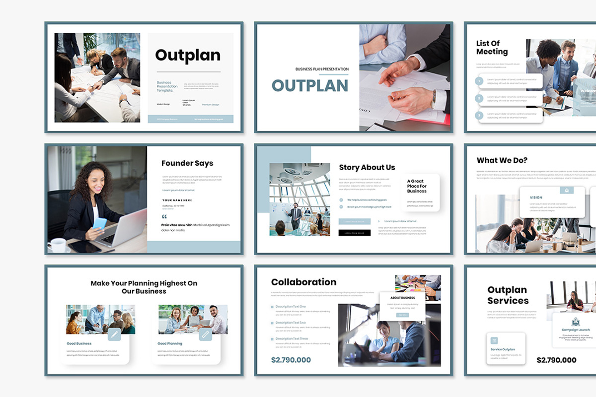 Outplan Presentation Template, a Presentation Template by Analogous Temp (Photo 2 of 5)