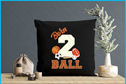 Born 2 Ball 2nd Birthday Sports SVG, a Graphic by Creativeusart (Thumbnail 4 of 4)