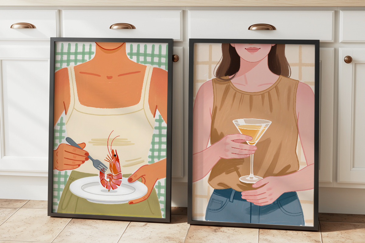 The Menu 50 Food & Drink posters, a Food Illustration by MixedArt (Photo 9 of 15)