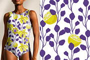 Summer Fruits Flowers Seamless Patte, a Pattern Graphic by KomannaArt (Thumbnail 8 of 11)
