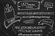 LAZY MEOW. Handwitten fonts+cliparts, a Handwritten Font by Ivanna-Ivashka (Thumbnail 4 of 12)