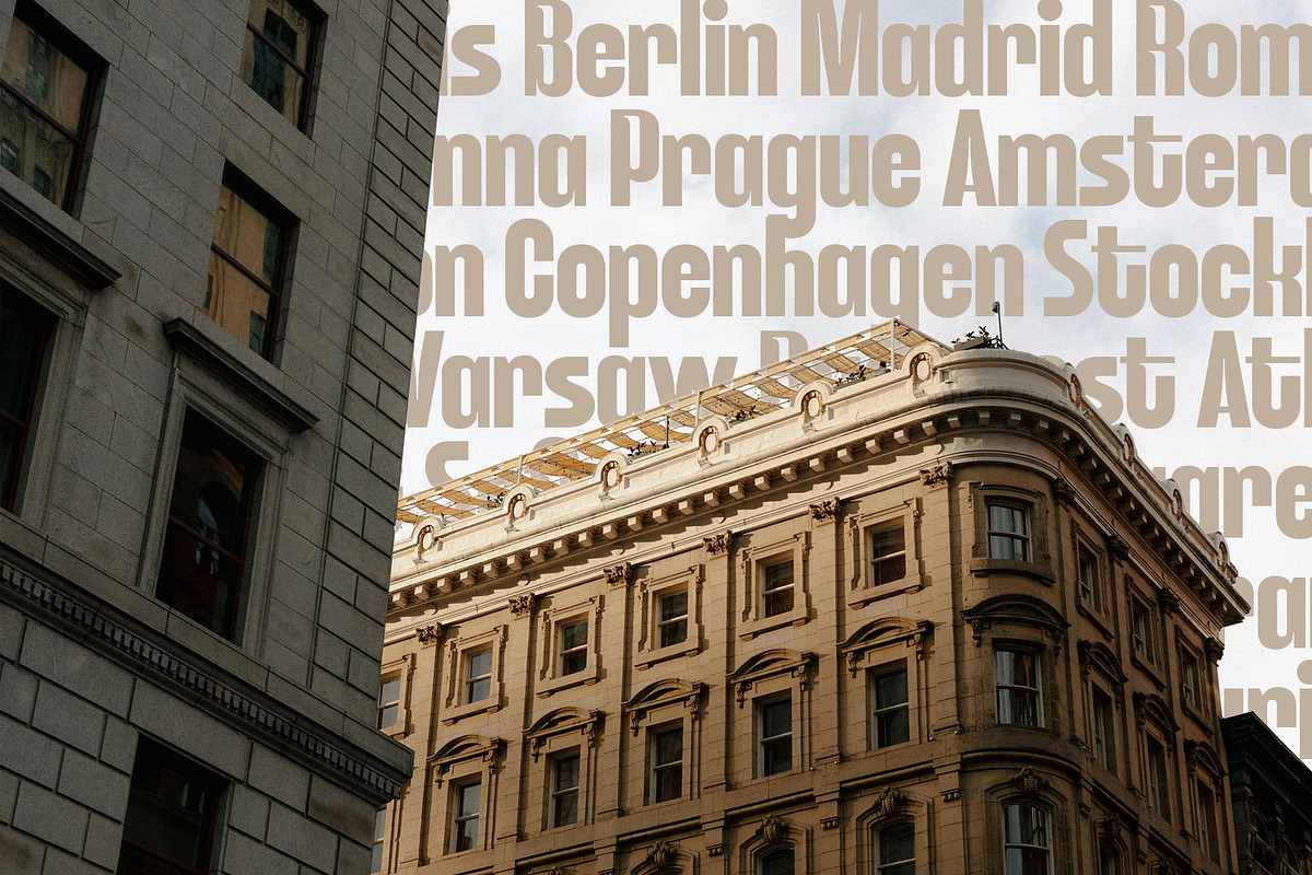 Rettiko - Bold Condensed Typeface, a Sans Serif Font by SilverStag Type Foundry (Photo 19 of 20)