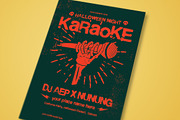 Halloween Karaoke Party Flyer, a Flyer Template by megarez (Thumbnail 2 of 3)