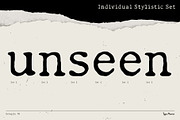 Delegate TM – Dynamic Typewriter, a Serif Font by Type Mania (Thumbnail 4 of 11)