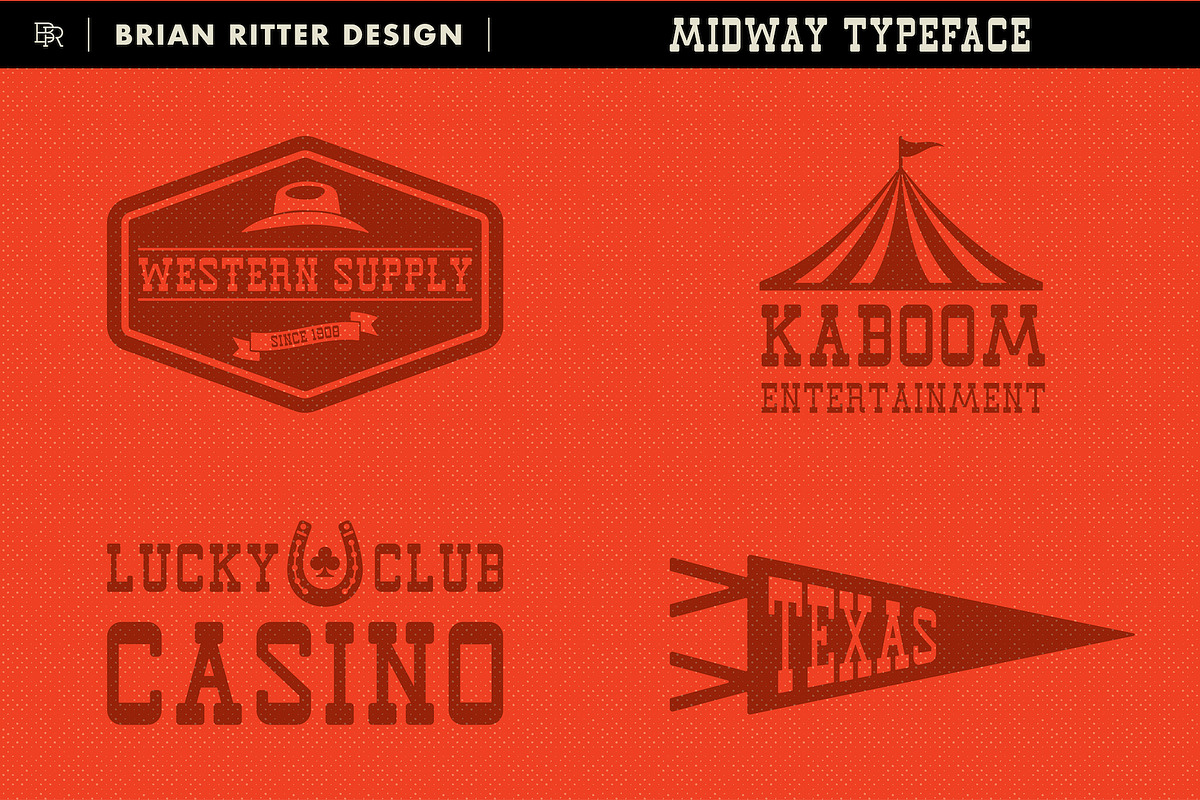 Midway - Slab Serif Font, a Slab Serif Font by Brian Ritter Design (Photo 2 of 14)