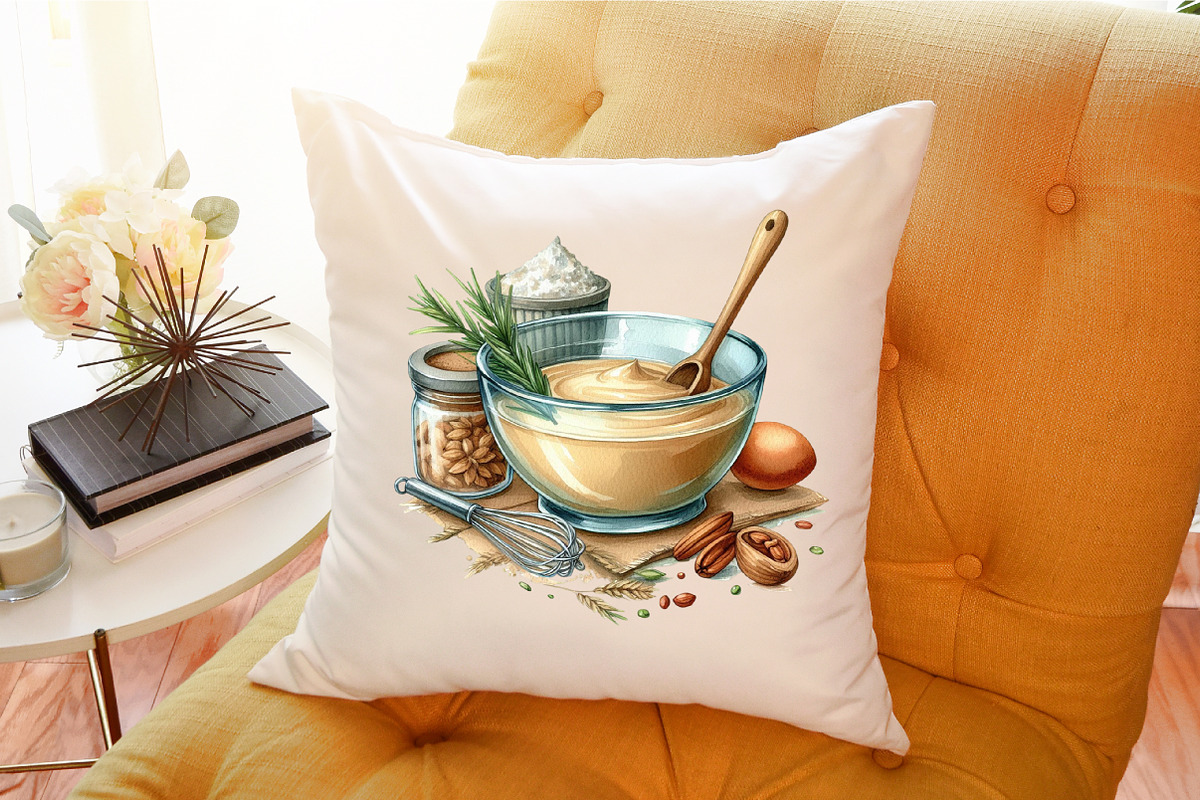 Baking Supplies Clipart Set Watercol, an Illustration by Sublimation Artist (Photo 6 of 6)