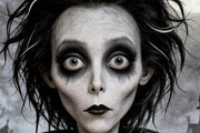 Halloween Haunting Face, a Person Illustration by Sharon Schwalbe (Thumbnail 2 of 5)