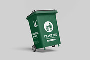 Trash Bin Mockup, a Cups & Container Mockup by AndikaGraphic (Thumbnail 5 of 5)