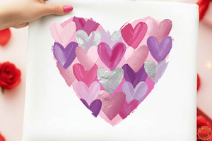 Hand Painted St. Patricks Day Heart, an Illustration by designcity5
