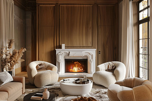 A fully furnished living room with a, a Photo by Iftikhar Alam