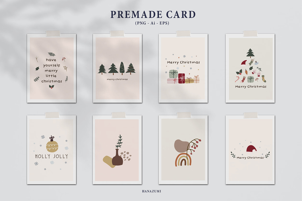 Christmas Winter BUNDLE, a Decorative Illustration by Hanazumi (Photo 6 of 20)