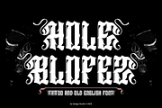 Hole Blofez - Old English Font, a Blackletter Font by QR Design Studio (Thumbnail 1 of 9)