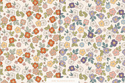 Wild flower seamless pattern, a Pattern Graphic by Cozy pattern shop (Thumbnail 2 of 4)