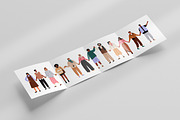 People group holding hands together, a Person Illustration by PaperTrident (Thumbnail 5 of 5)
