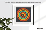 Vector Charcoal Brushes, a Brush Add-On by Komet & Flicker (Thumbnail 4 of 11)