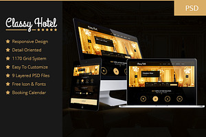 Classy - Booking Hotel Luxury PSD