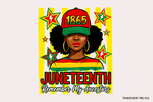 Juneteenth Png, Juneteenth 1865 Png, an Object Illustration by Clipart Bloom