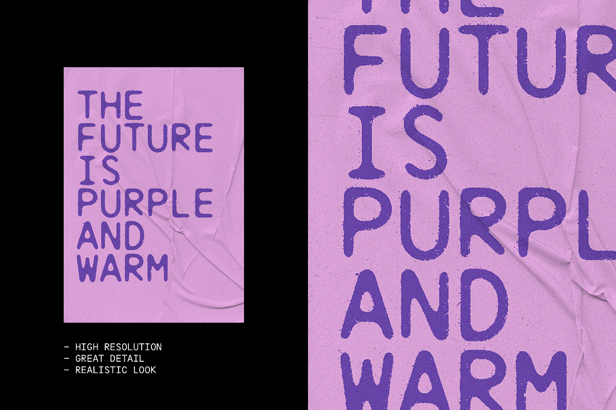 06: Glued Poster Textures Collection, a Texture Graphic by Eugene Tantsurin (Photo 2 of 10)