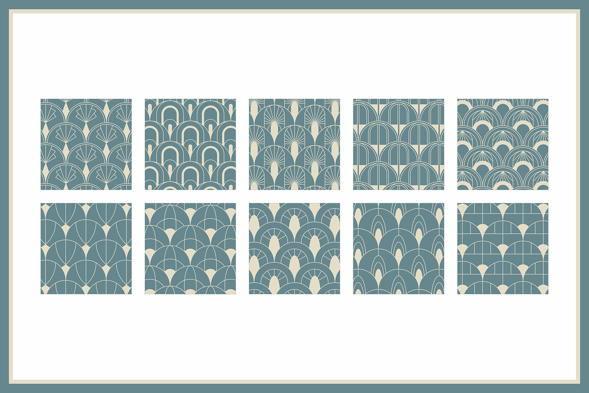 40% OFF | All Fish Scale Art Deco, a Pattern Graphic by Firowerk (Photo 9 of 13)