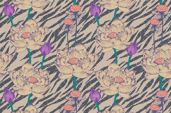 Vintage pattern. Old background preview 2