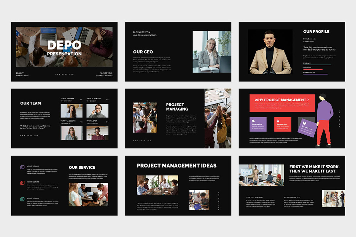 Depo : Management Powerpoint, a Presentation Template by Punkl Camp (Photo 6 of 9)