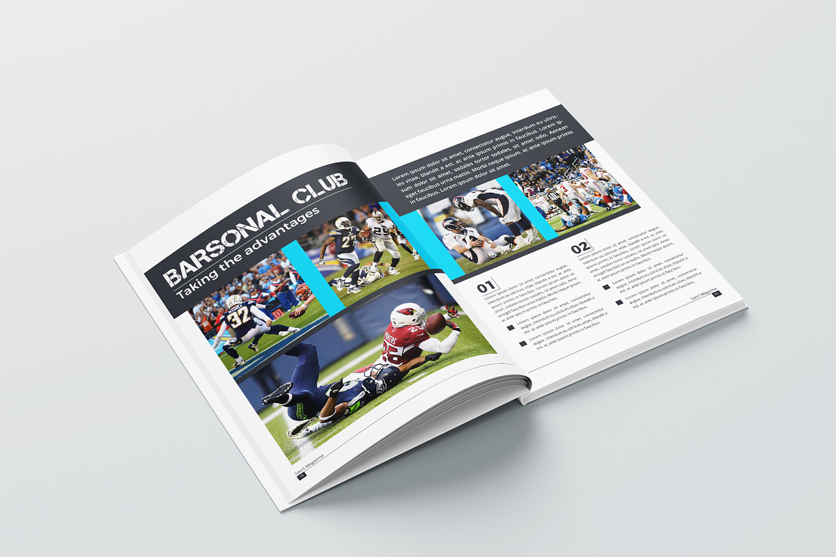 Sports Magazine, a Magazine Template by obidullah_01 (Photo 7 of 13)