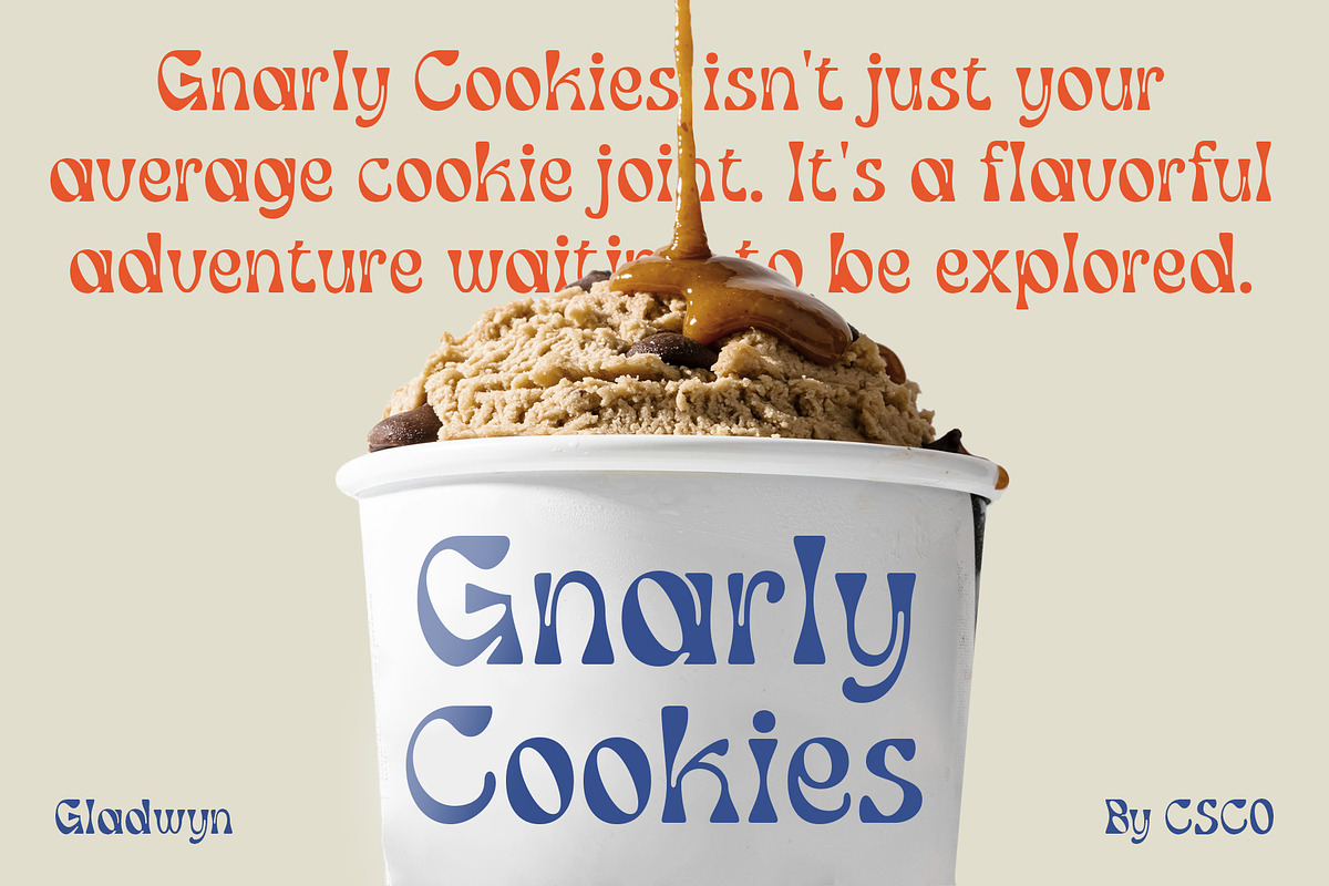 Gladwyn, a Sans Serif Font by Craft Supply Co. (Photo 3 of 8)