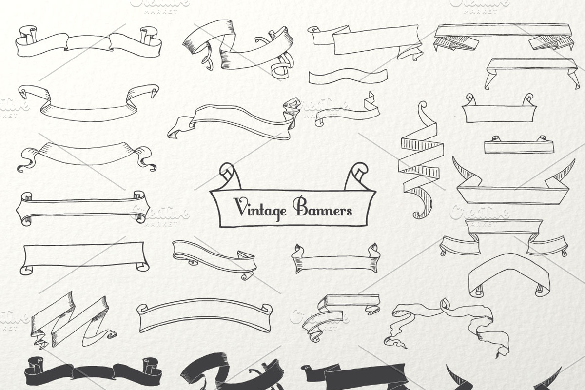 Hand Drawn Vintage Elements, an Object Graphic by Sunny Design (Photo 4 of 5)