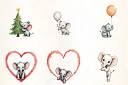 Elephant Peeking Around Corner Clipa, an Illustration by CrexoraLab (Thumbnail 2 of 5)