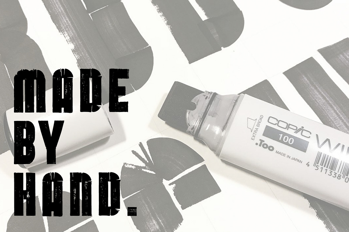 Chip Brush Regular - Brush Font preview 2