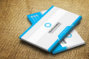 Modern Corporate Business Card CM027, a Business Card Template by annozio (Thumbnail 2 of 4)