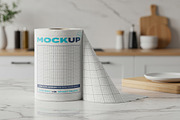 Towel Paper Roll Mockups, a Mockup by Luuqas Design (Thumbnail 1 of 2)