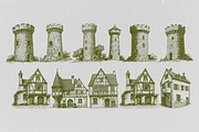 Hand Drawn Retro Things Vector Pack, an Object Illustration by Alternate Studio (Thumbnail 5 of 6)