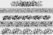 Procreate Vintage Nature Borders, a Brush Add-On by AW Studios (Thumbnail 9 of 9)