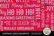 Christmas Cheer Monoprint Background, a Texture Graphic by Clikchic Designs (Thumbnail 3 of 5)