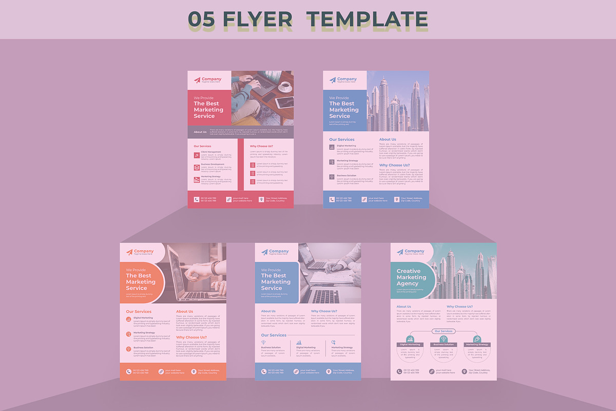 Flyer Template, a Flyer Template by Lakhan1998 (Photo 1 of 6)
