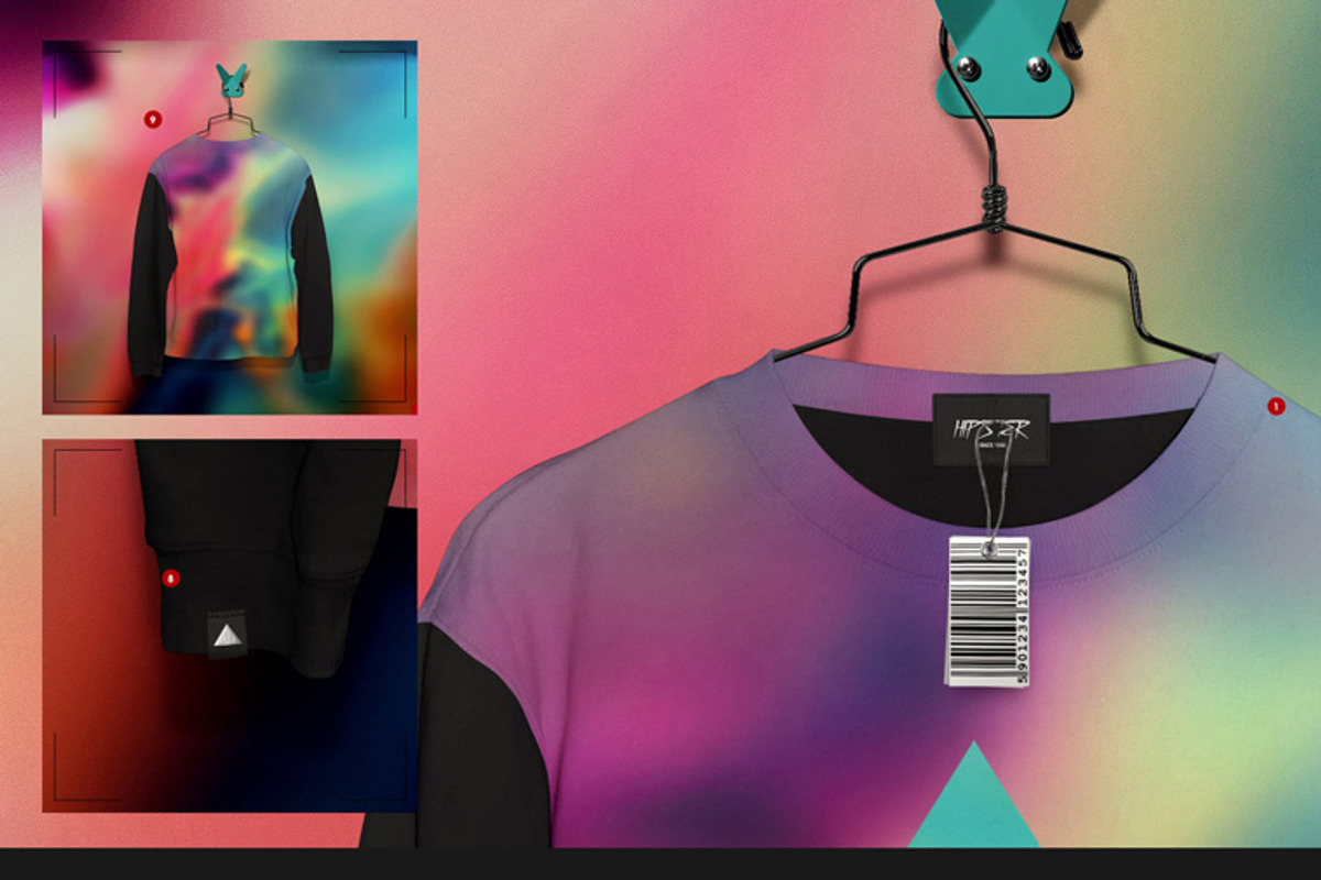 Hoodie / Blouse On 5 Stages Mock-up, a Hoody Mockup by Mocca Mockups Store (Photo 34 of 69)